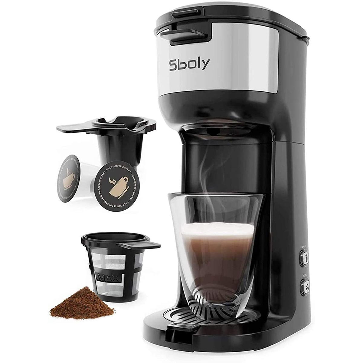 Sboly Single Serve K-Cup Coffee Maker Brewer for $44.21 Shipped