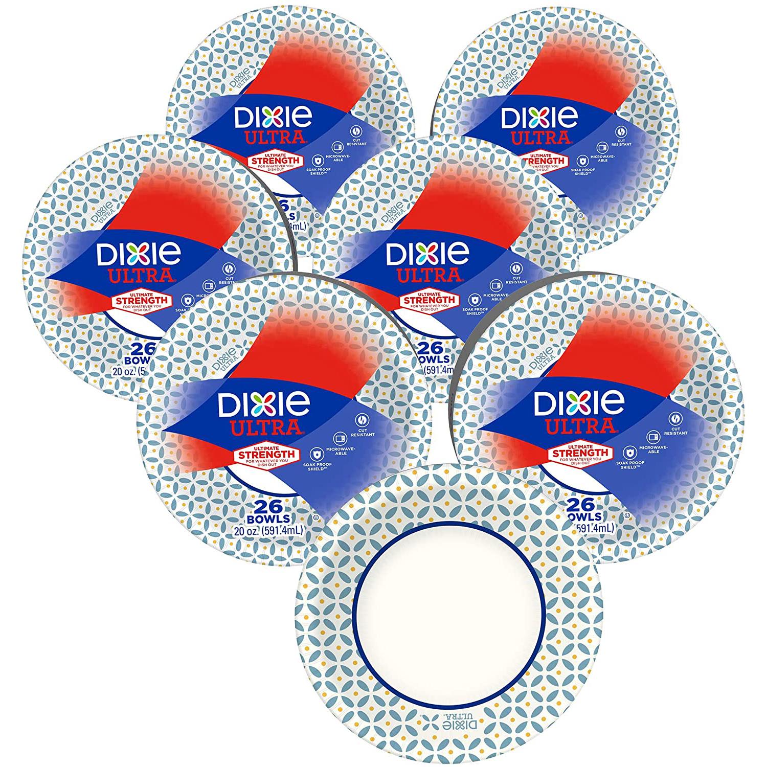 156 Dixie Ultra Paper Disposable Bowls for $11.40 Shipped