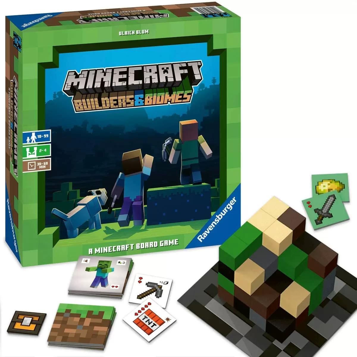 Ravensburger Minecraft Builders and Biomes Strategy Board Game for $17.49