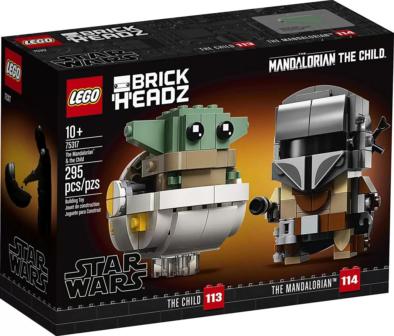 295-Piece LEGO BrickHeadz Star Wars The Mandalorian for $11.99