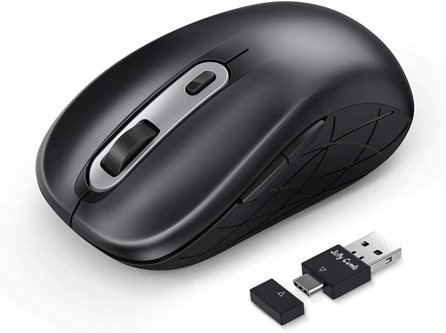 Jelly Comb Type-C Silent Wireless Mouse for $4.99
