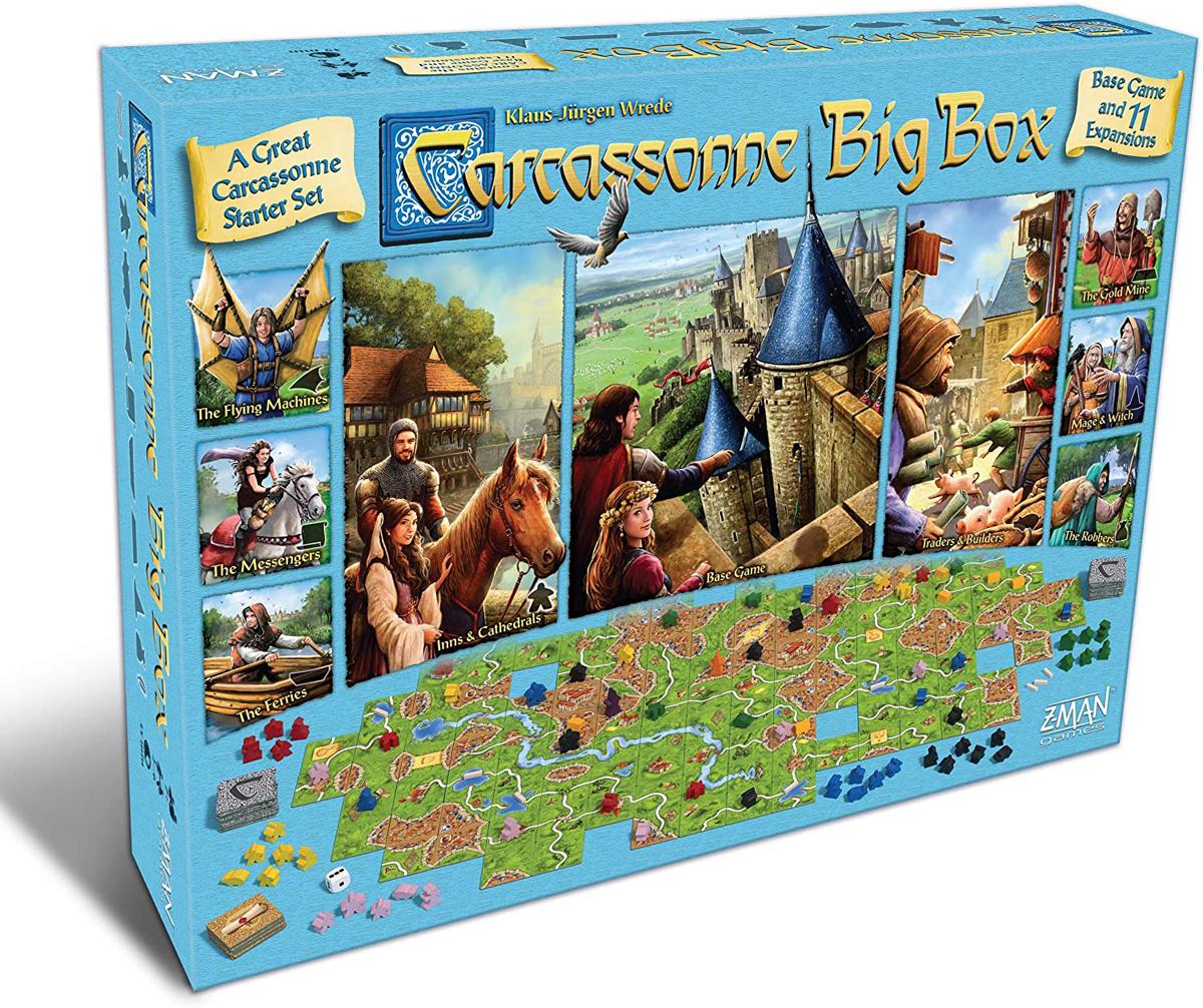 Carcassonne Big Box Base Game and Expansions Starter Set for $53.33 Shipped
