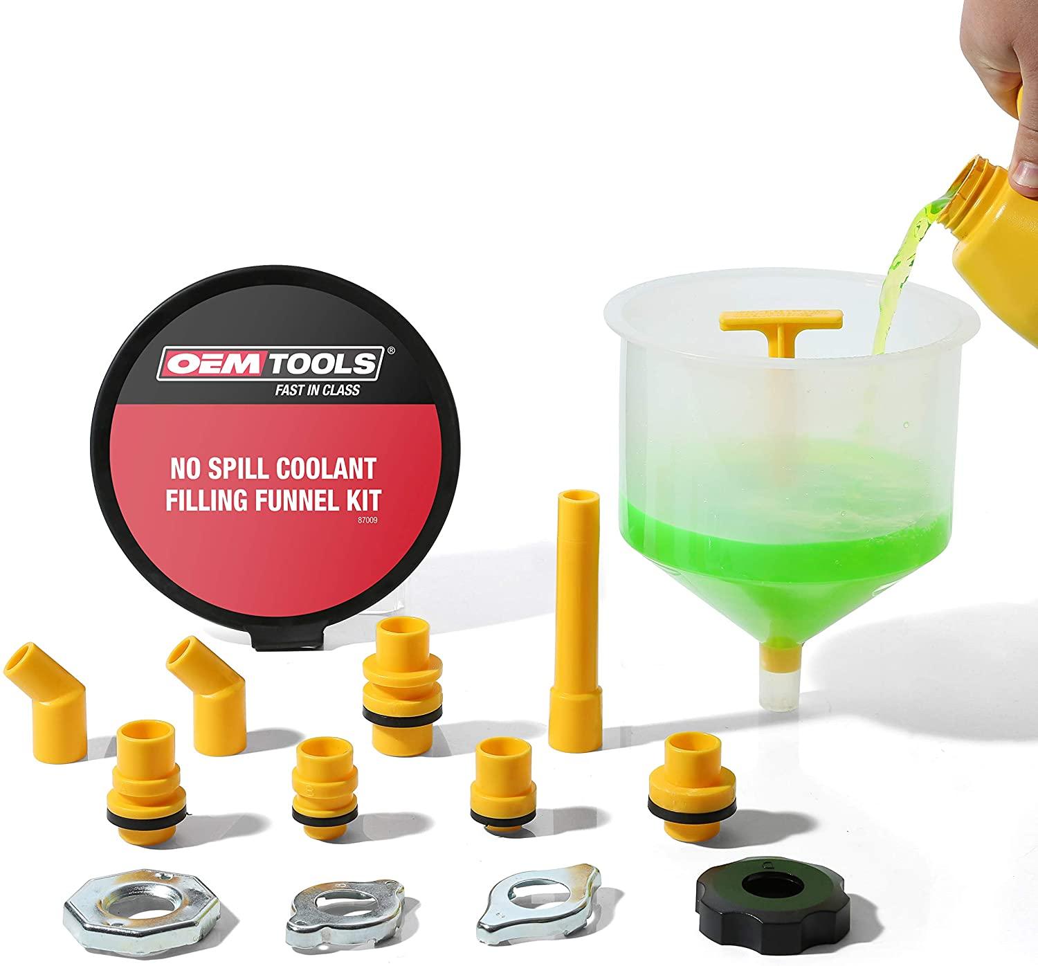 15-Piece No-Spill Coolant Funnel Kit for $13.85