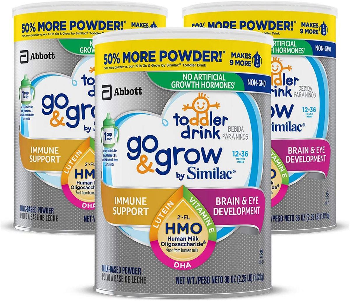 3 Go and Grow by Similac Toddler Milk Based Drink Powder for $28.53 Shipped