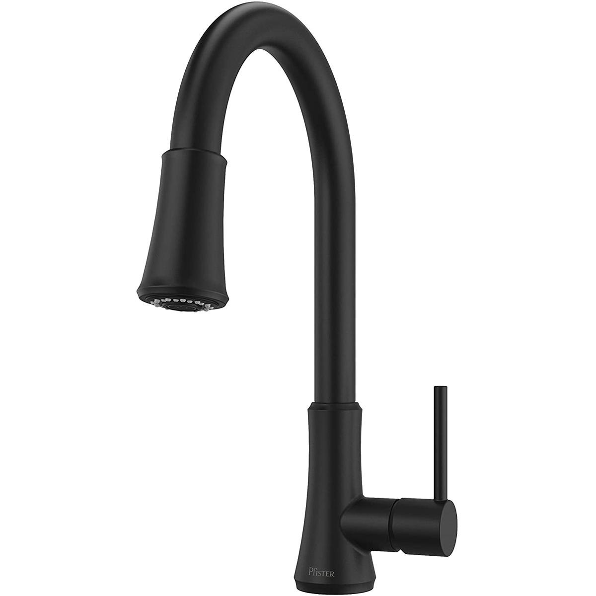 Pfister Pfirst Single Handle Pull Down Kitchen Faucet for $84.06 Shipped