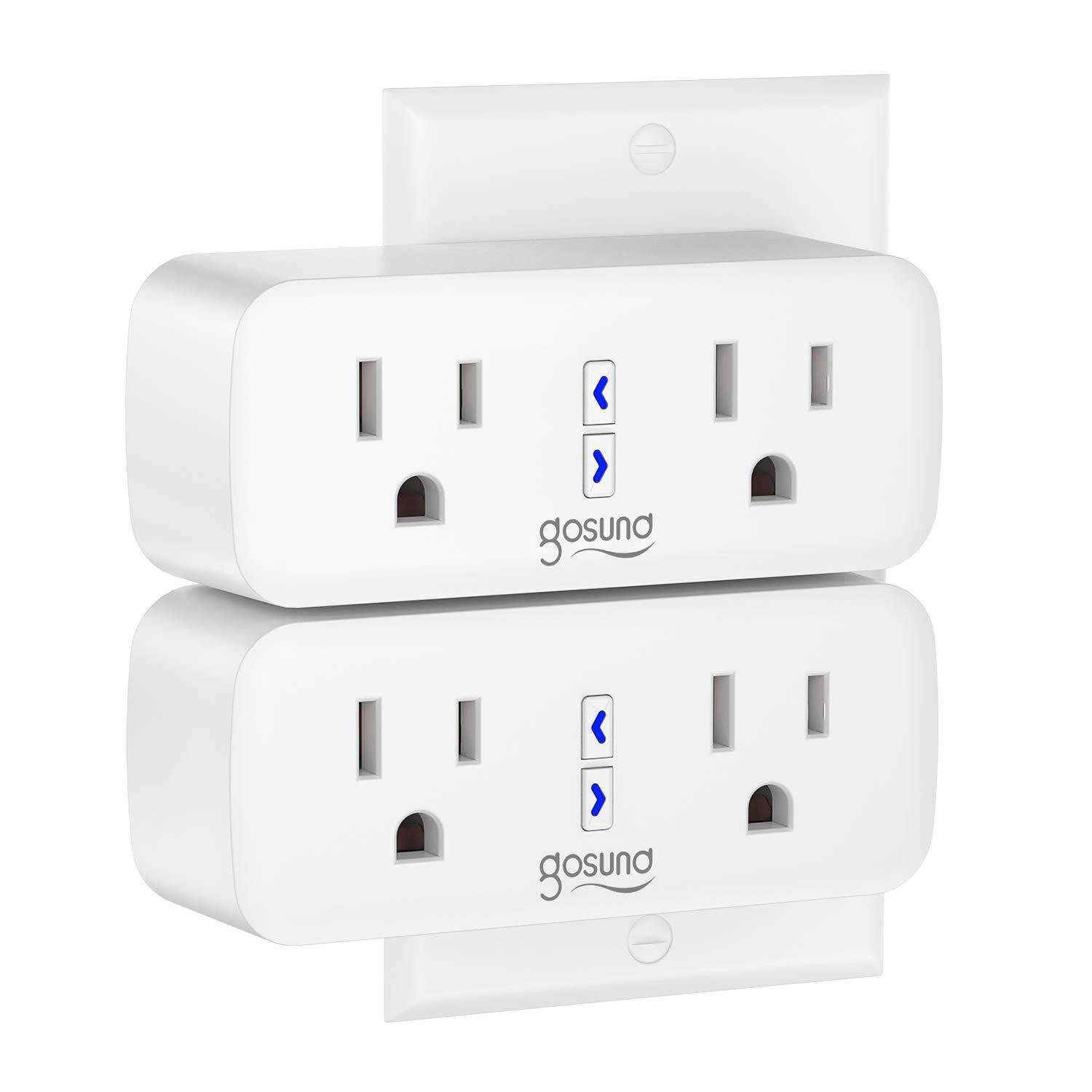 2 Smart Plug Gosund WiFi Outlets for $16.99