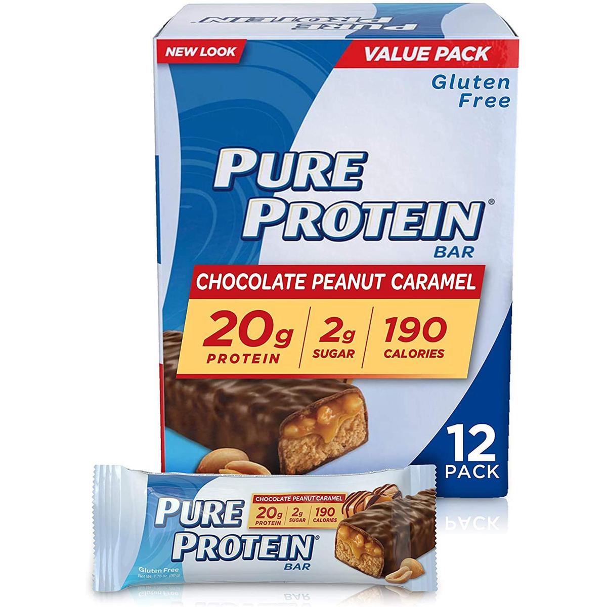 12 Pure Protein Chocolate Peanut Caramel for $8.41 Shipped