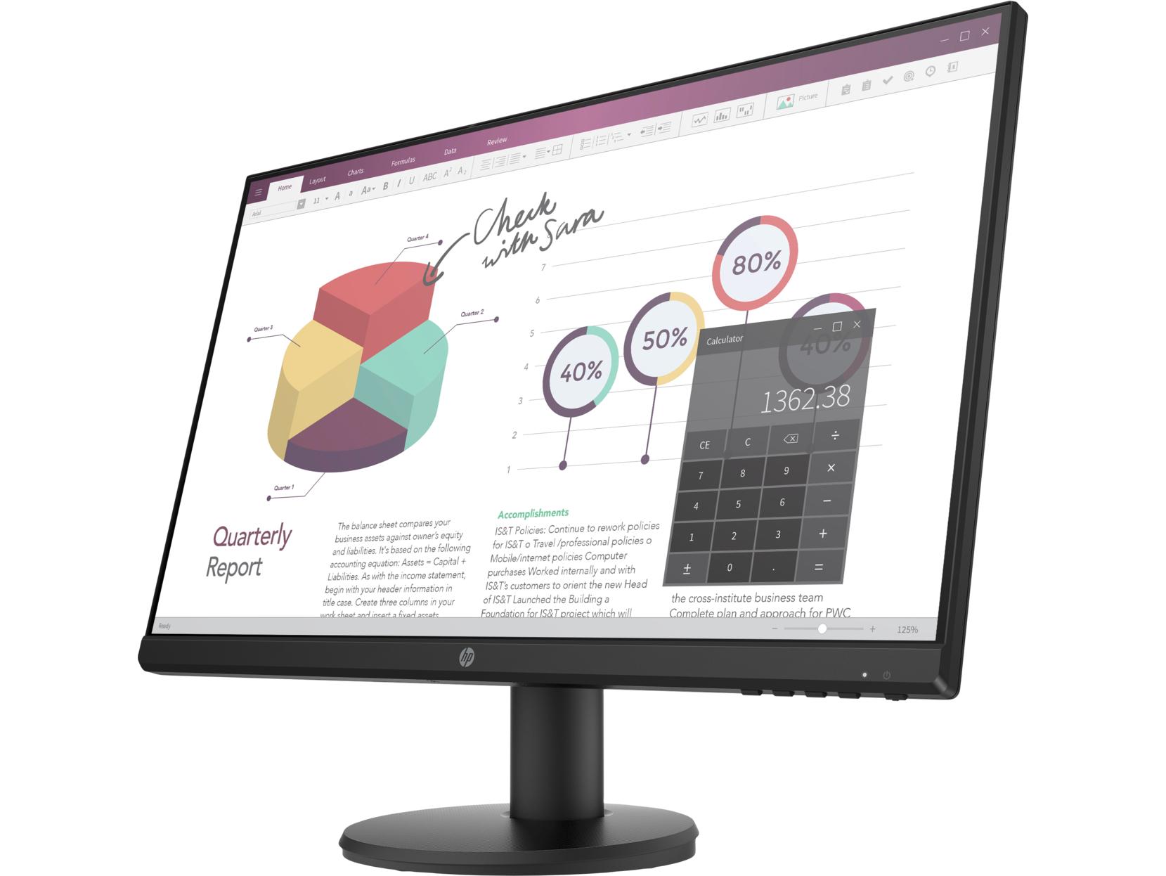 23.8in HP P24v G4 1080p LED IPS Monitor for $89.99 Shipped