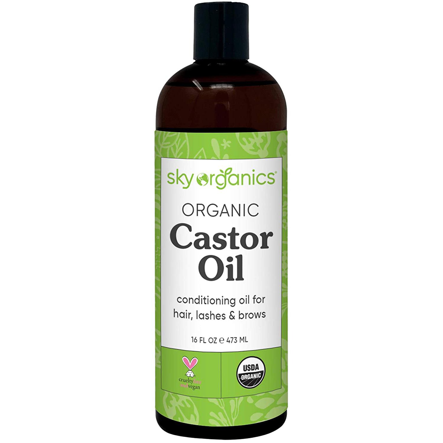 Castor Oil USDA Organic Cold-Pressed for $11.51 Shipped