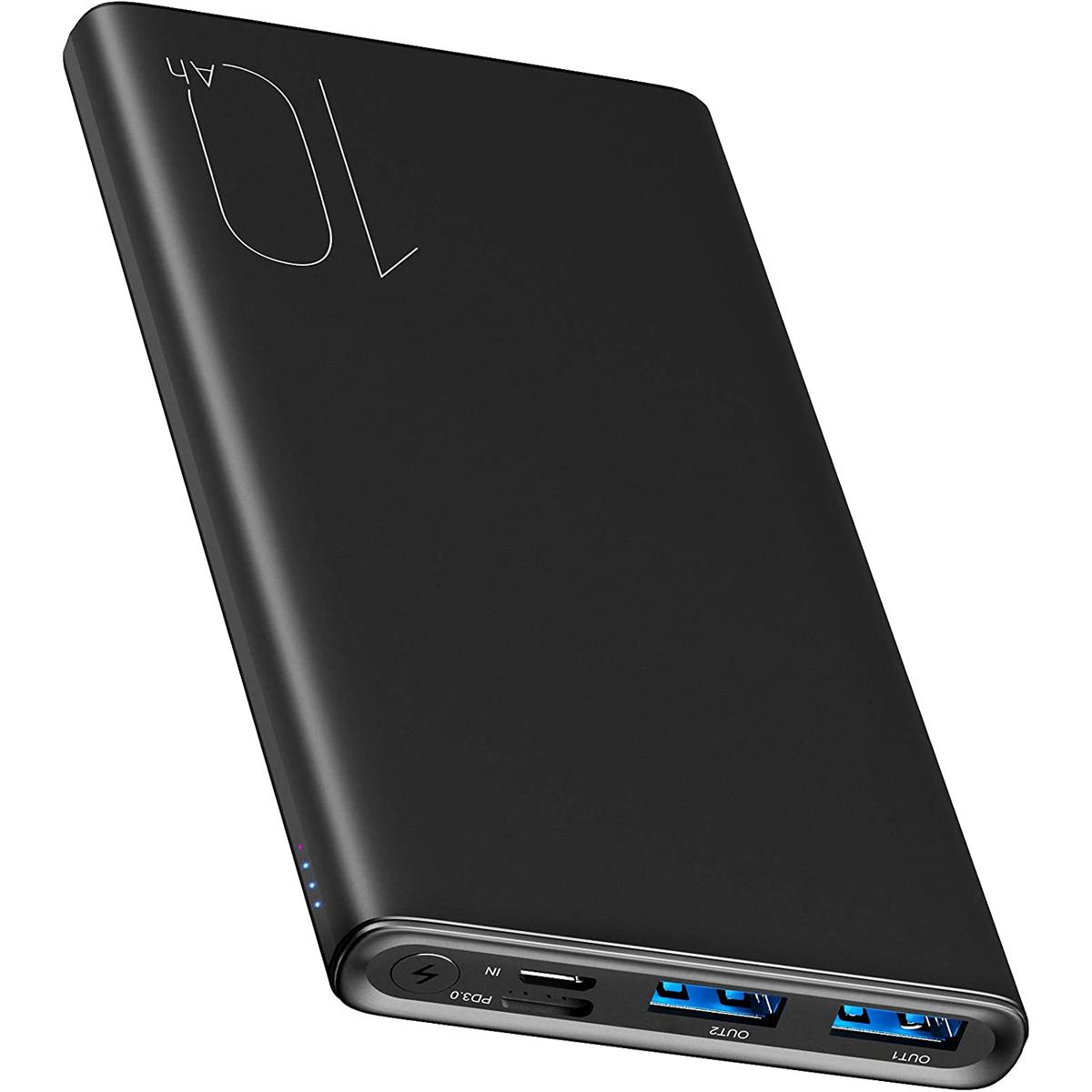 Tozo WB1 PD 10000mAh Slim Portable Charger for $15.99