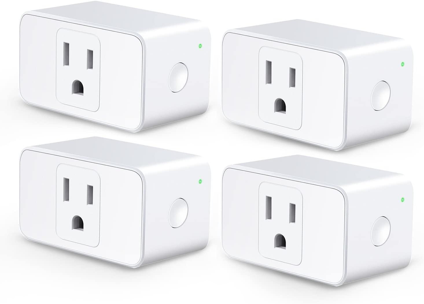 Meross WiFi Smart Plug Mini 4 Pack for $18.99