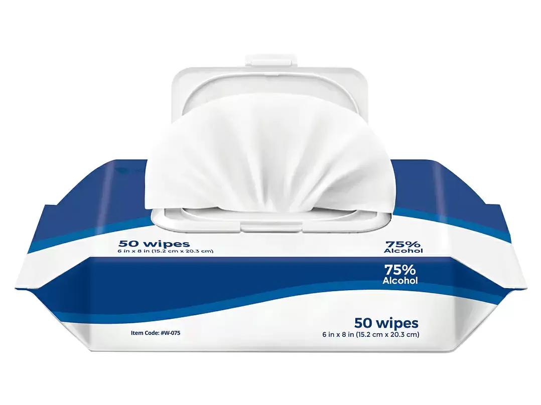 50 Ethyl Alcohol Wipes for $0.79 Shipped