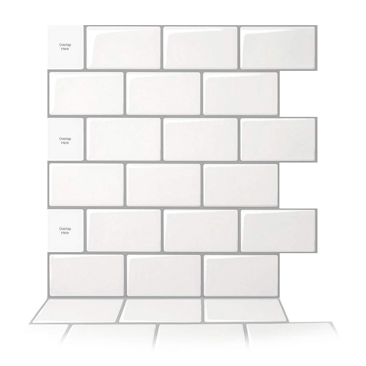 Art3d 10-Sheet Peel and Stick Backsplash Wall Panels for $25.59 Shipped