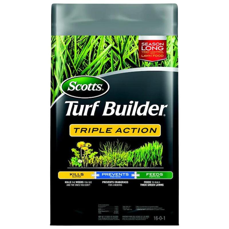 20lb Scotts Triple Action Turf Builder with Lawn Fertilizer for $27.48