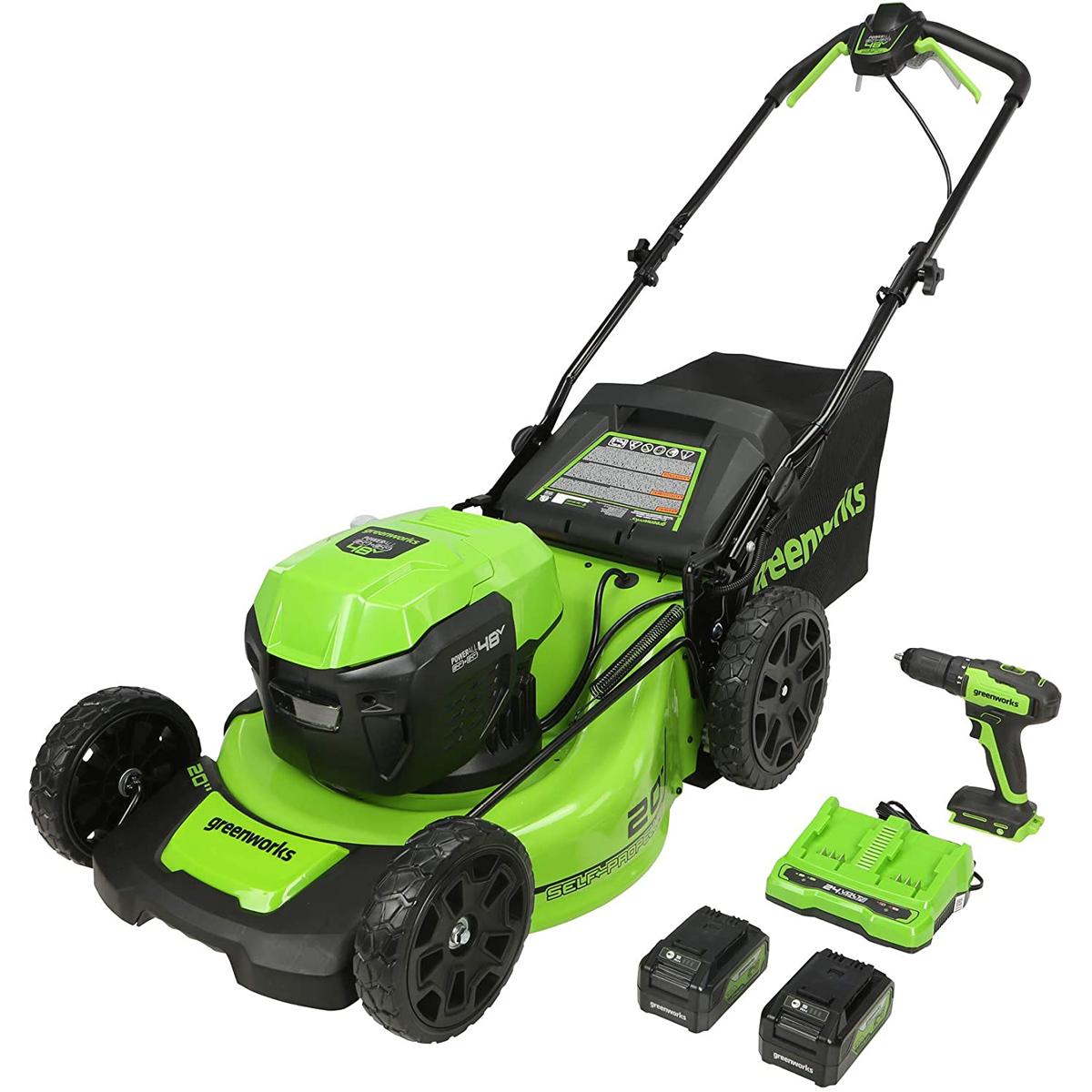 Greenworks 20-inch Brushless Push Mower for $279.99 Shipped