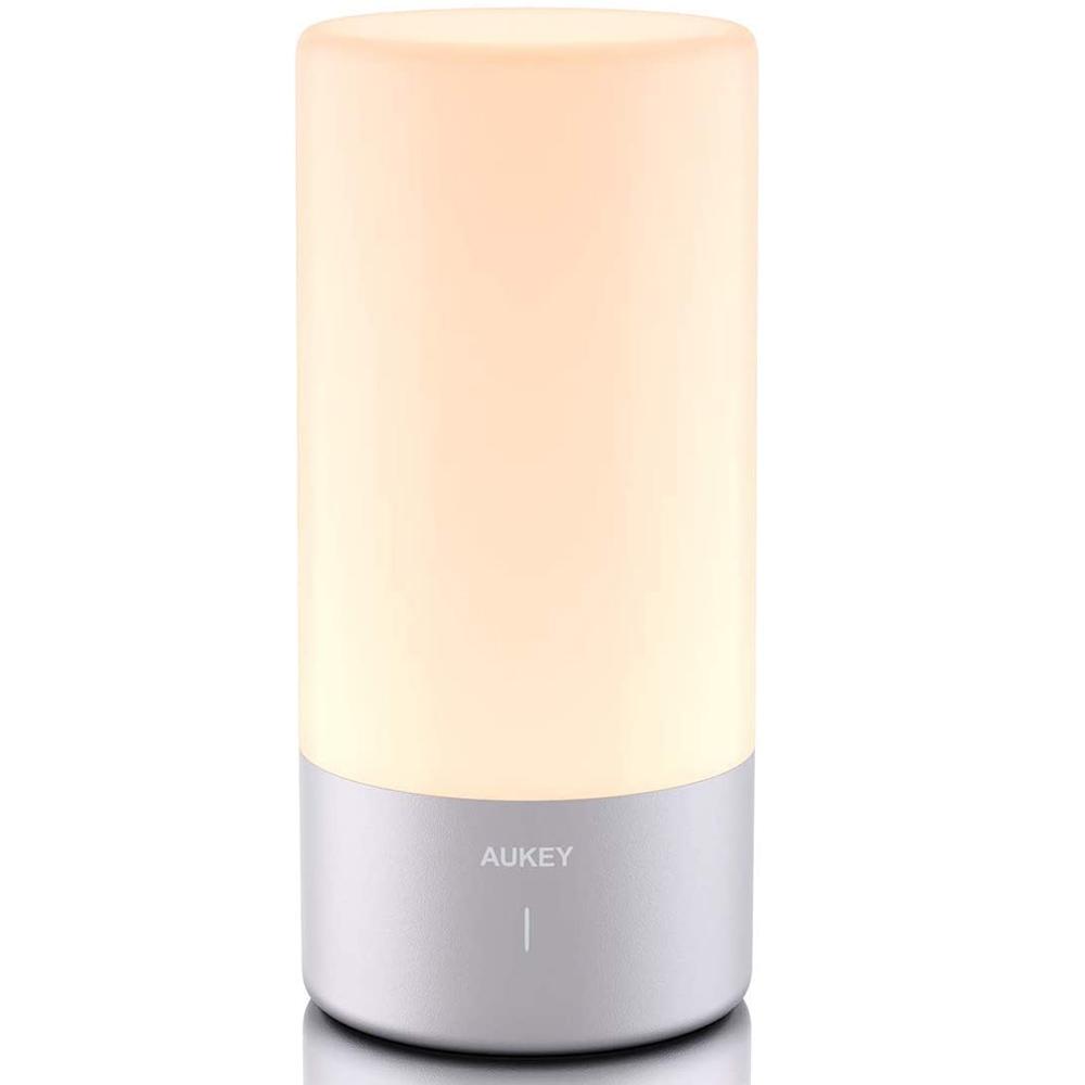 Aukey Touch Sensor Color Changing RGB and Dimmable Warm White LED for $15.64