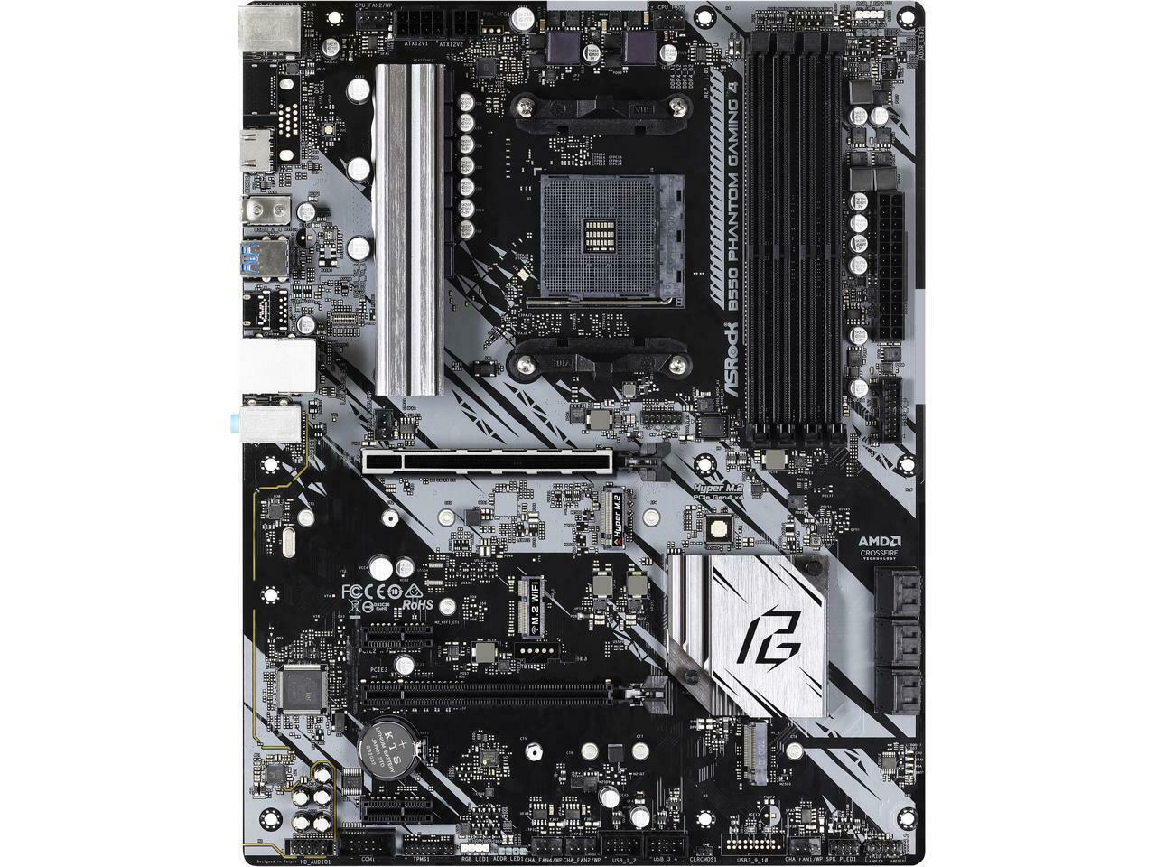 ASRock B550 Phantom Gaming 4 AM4 ATX AMD Motherboard for $99.99 Shipped