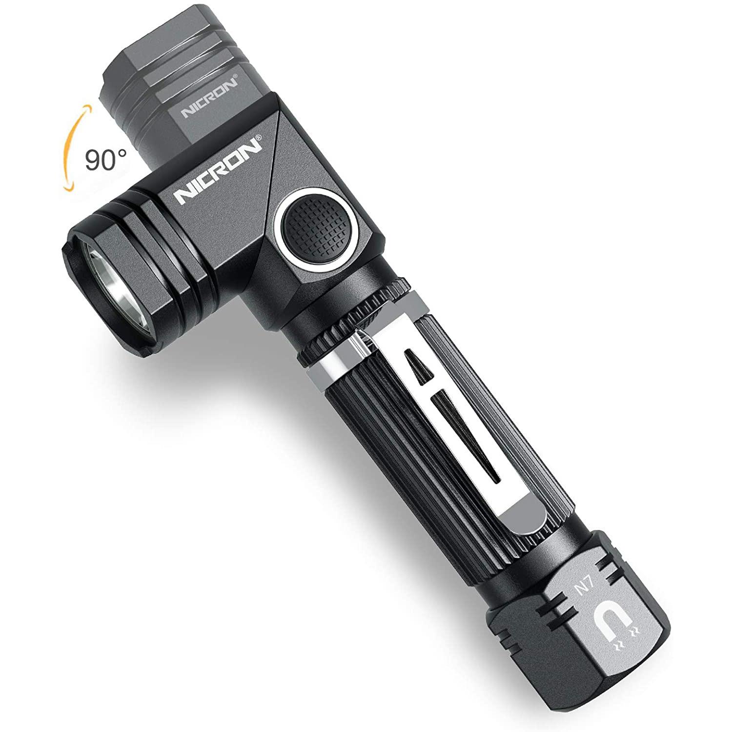 Nicron N7 600 Lumens IP65 Waterproof LED Tactical Flashlight $11.89