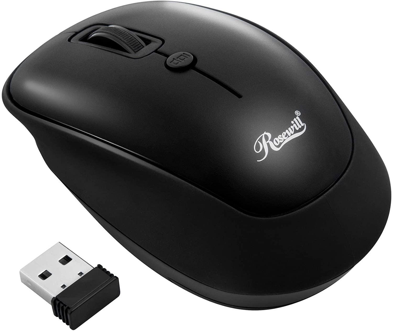 Rosewill Wireless Compact Optical Computer Mouse for $5.60