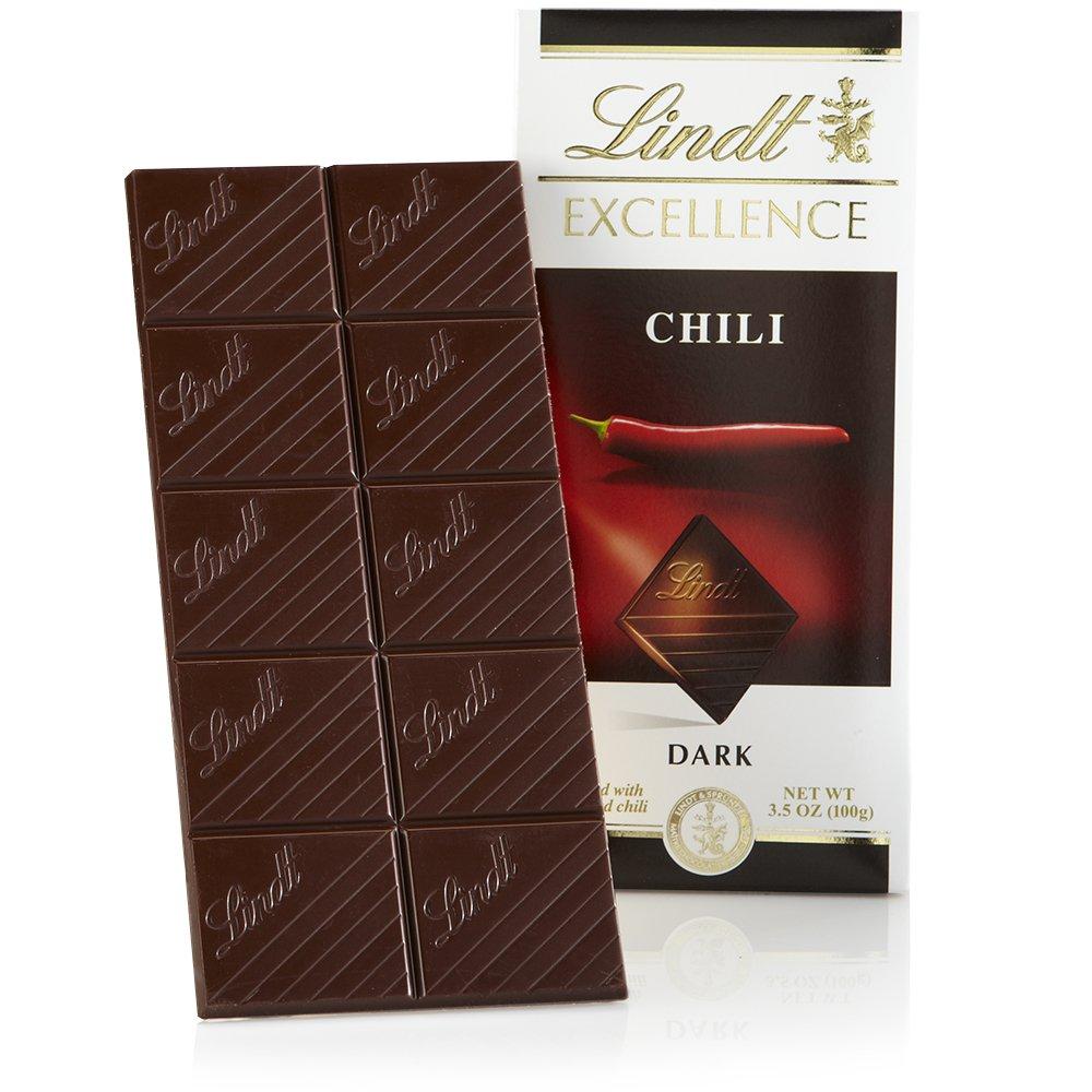 12 Lindt Excellence Chili Dark Chocolate Bar for $14.26