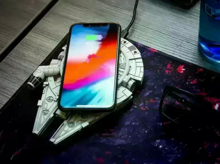 Star Wars Millennium Falcon Wireless Charger with AC Adapter for $25
