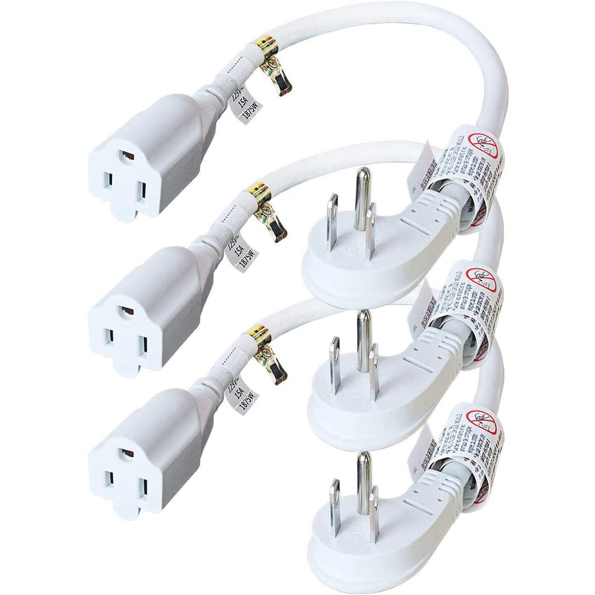 3 Firmerst Flat Plug Extension Cords for $8.83
