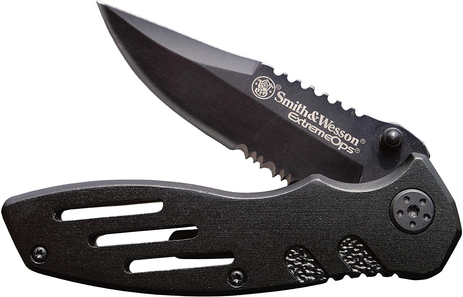 Smith and Wesson Extreme Ops SWA24S Folding Knife for $12.14