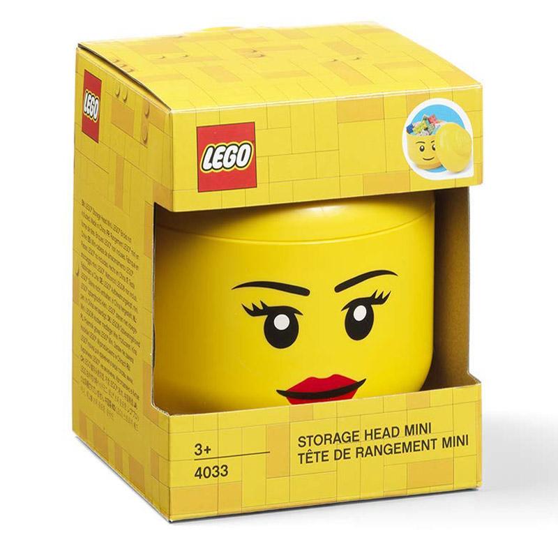 LEGO Mini Girl Stackable Storage Head for $7.99