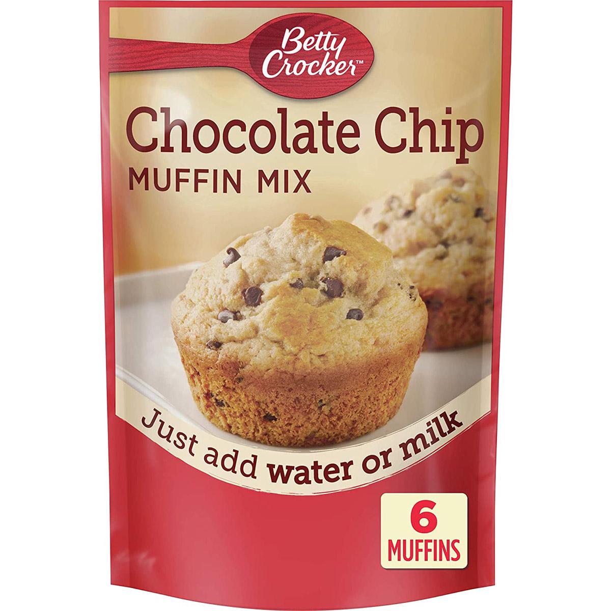9 Betty Crocker Chocolate Chip Muffin Mix for $6.76