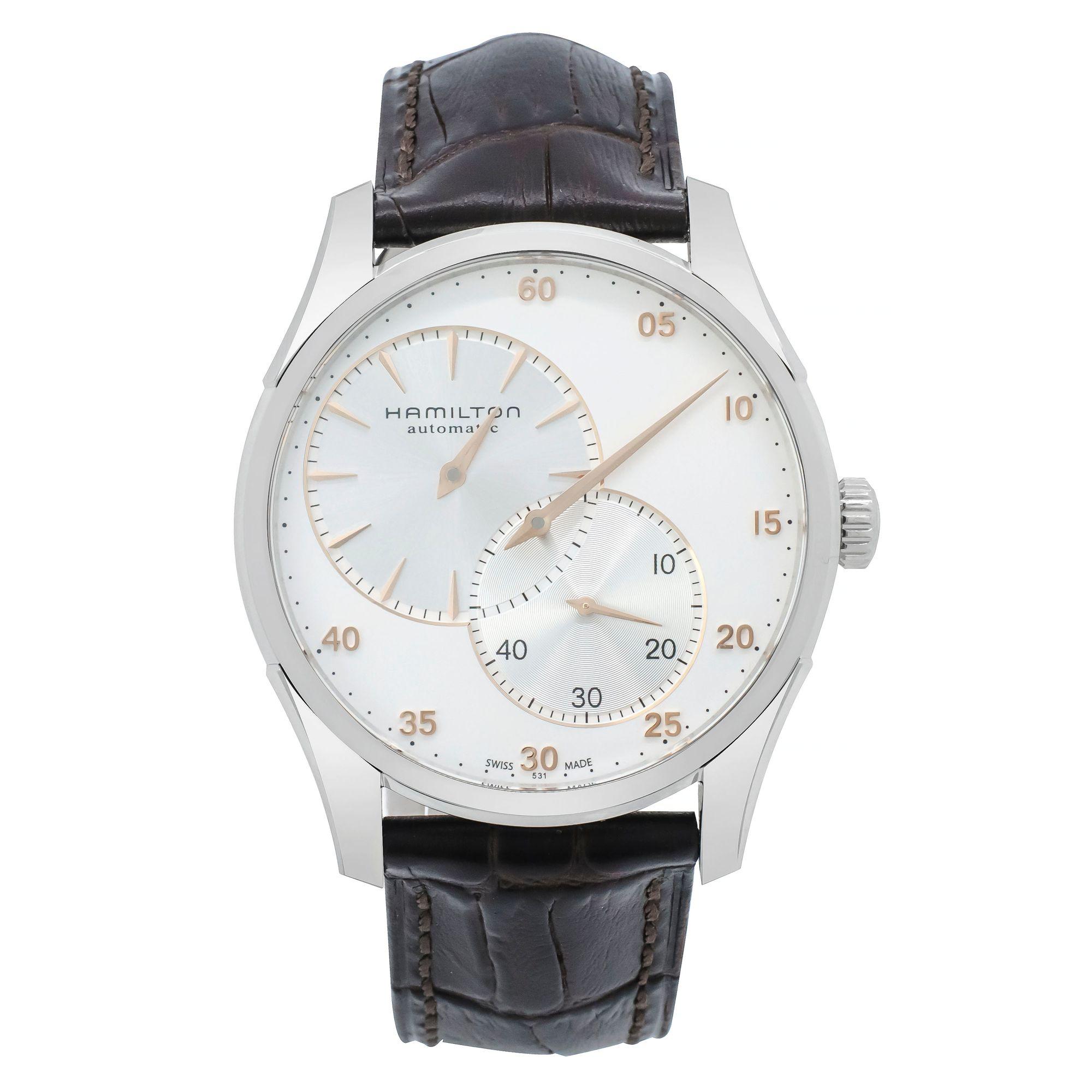 Hamilton Mens Jazzmaster Regulator Automatic Watch for $595 Shipped