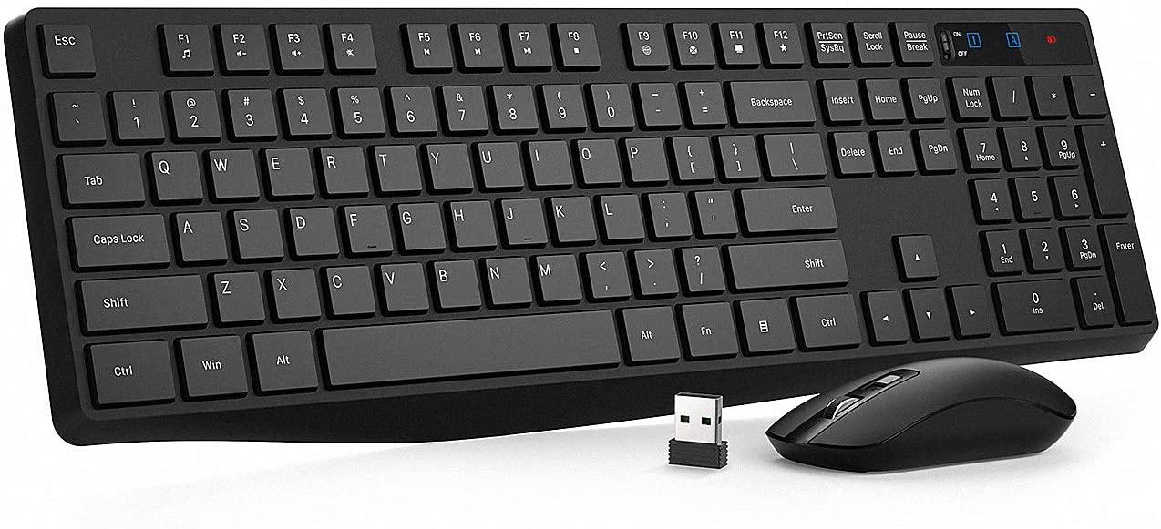 VicTsing Wireless Keyboard and Mouse Combo for $13.79