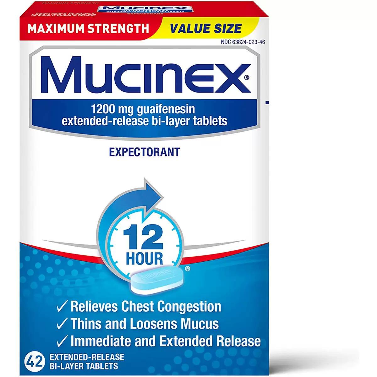 Mucinex Chest Congestion Maximum Strength 12 Hour Release Tablets for $14.54 Shipped