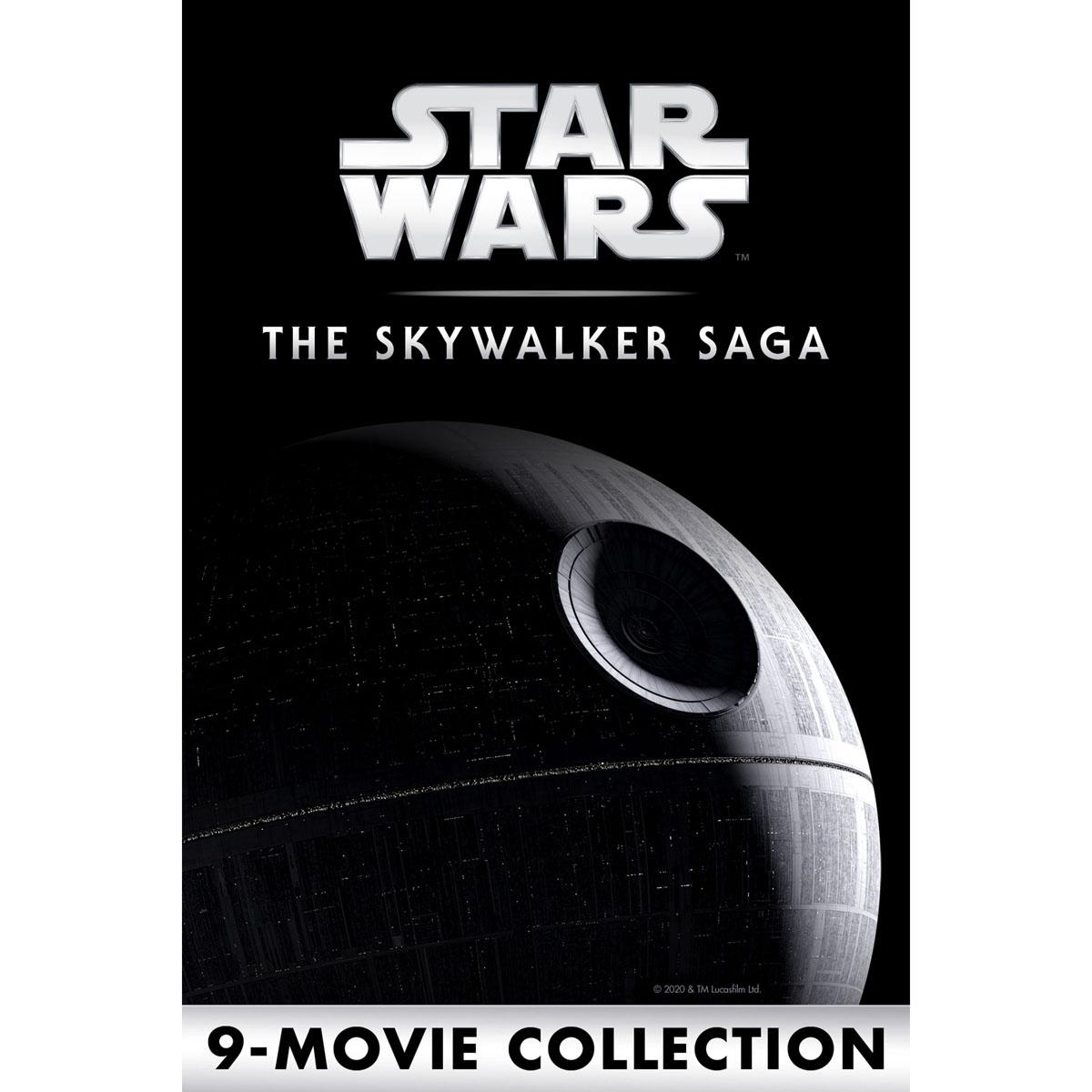 Star Wars The Skywalker Saga 9-Movie Collection Digital 4K Download for $69.99