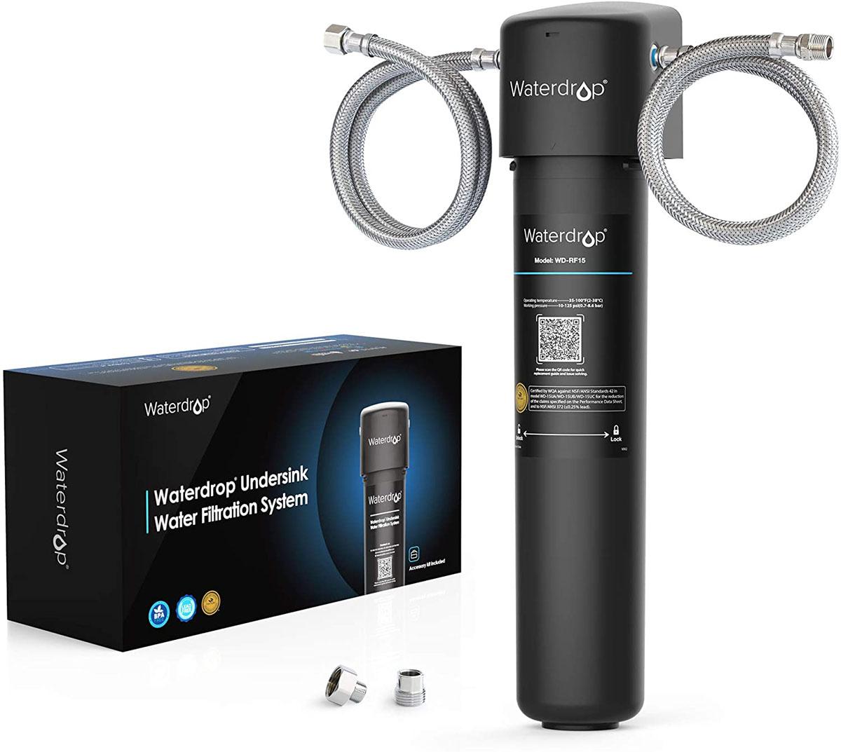 Waterdrop 15UA Under Sink Water Filtration System for $55.99 Shipped