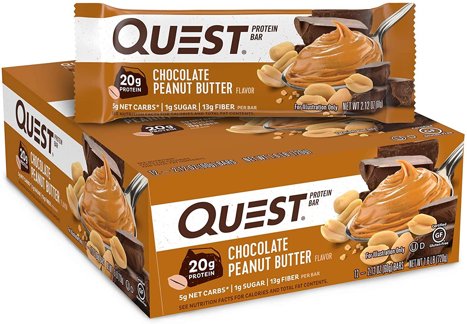 24 Quest Nutrition Protein Bars for $31.37 Shipped