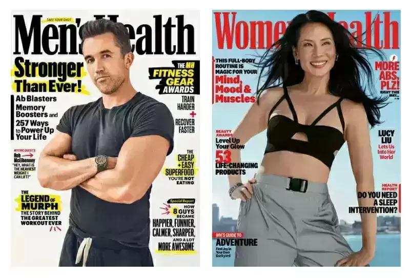 Womens and Mens Health Magazine 12 Month Subscription for $5.50