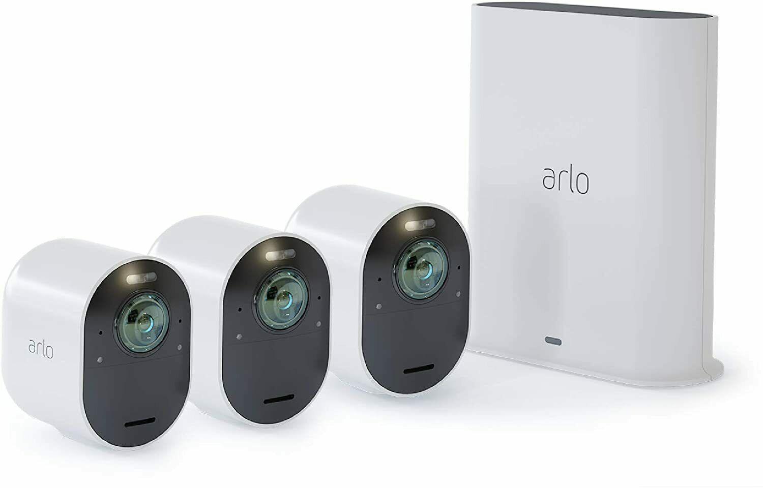 Arlo Ultra 4K UHD Wire-Free 3 Camera System for $305.99 Shipped
