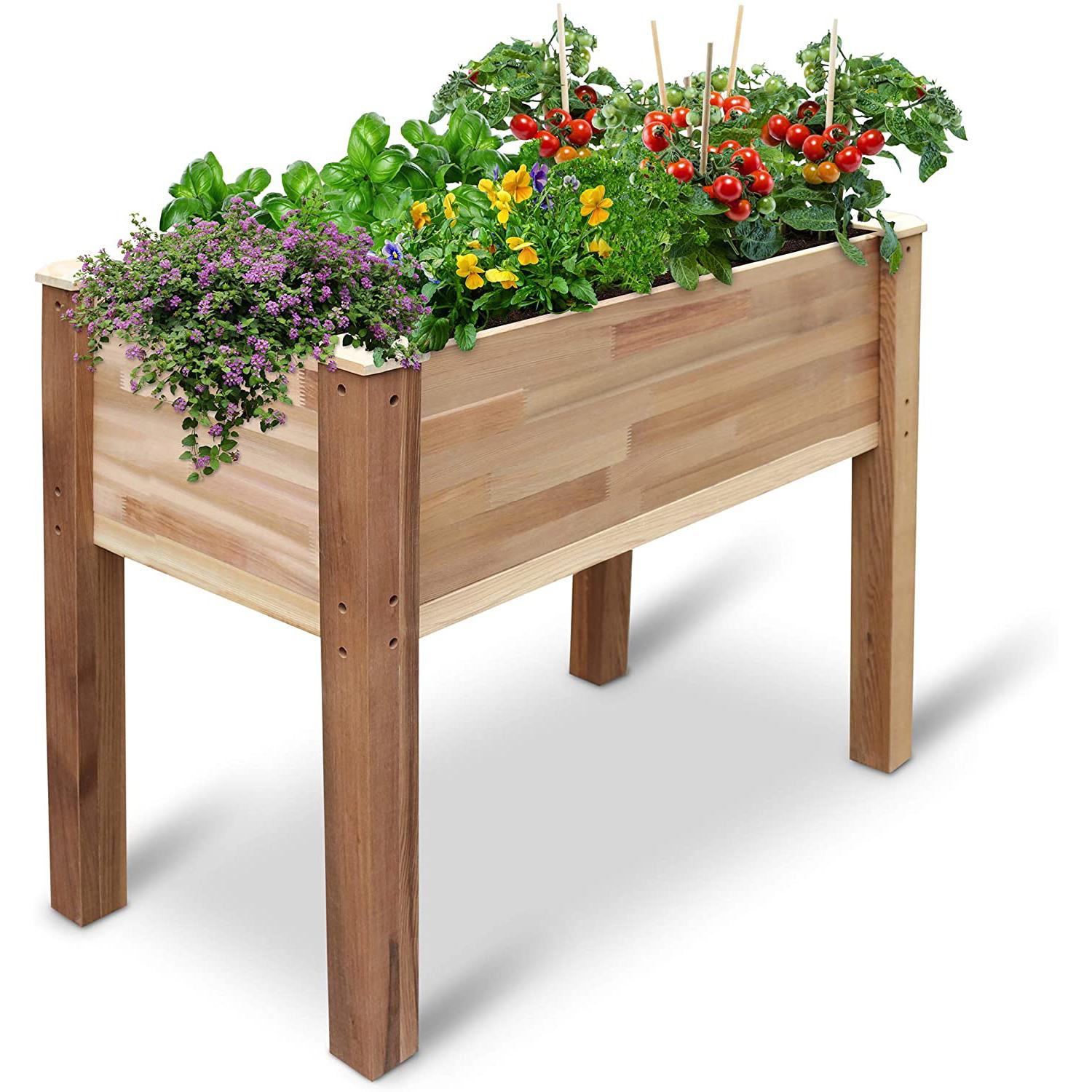 Jumbl Raised Canadian Cedar Garden Bed for $103.99 Shipped