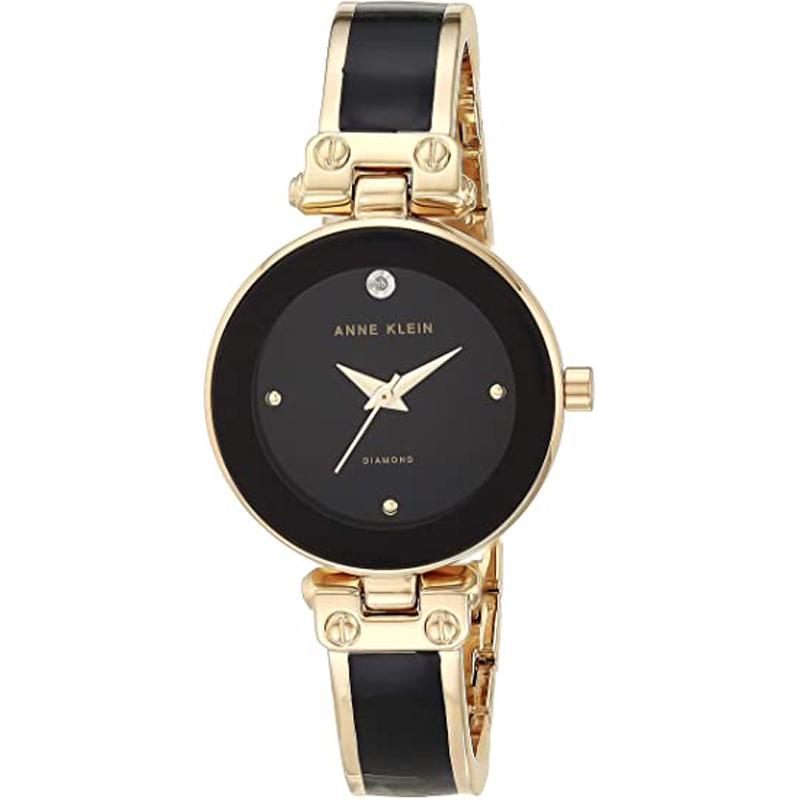 Anne Klein Womens Genuine Diamond Dial Bangle Watch for $28.99 Shipped