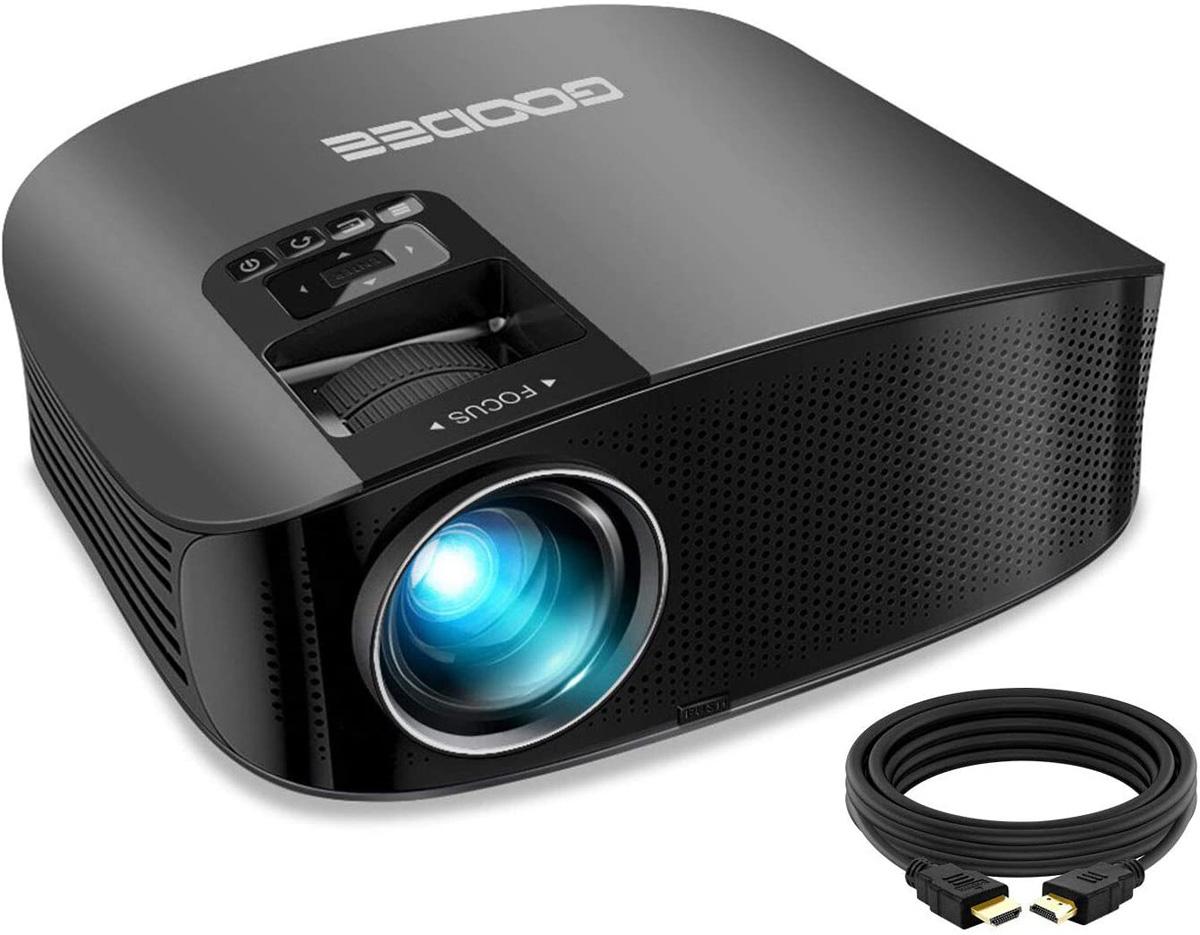 GooDee 6800L Upgrade HD Video Outdoor Projector for $99.99 Shipped