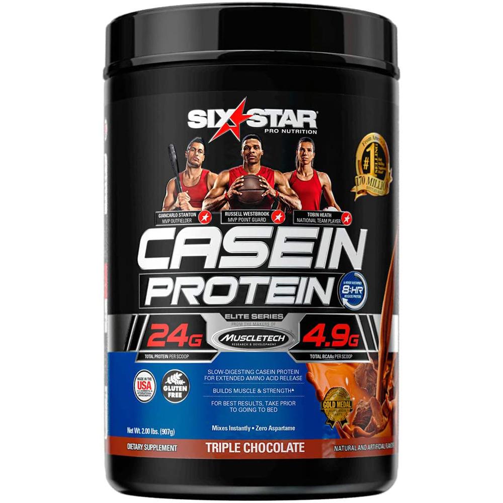 2Lb Six Star Casein Triple Chocolate Protein Powder for $12.57 Shipped