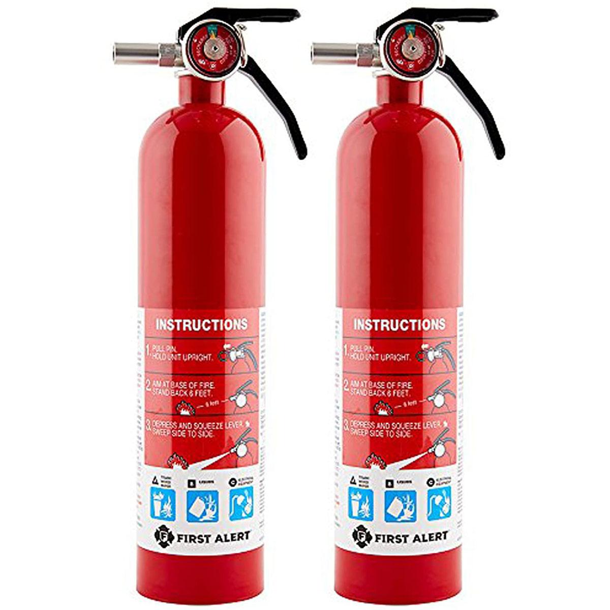 2 First Alert Home1 Rechargeable Standard Home Fire Extinguisher for $29.99 Shipped