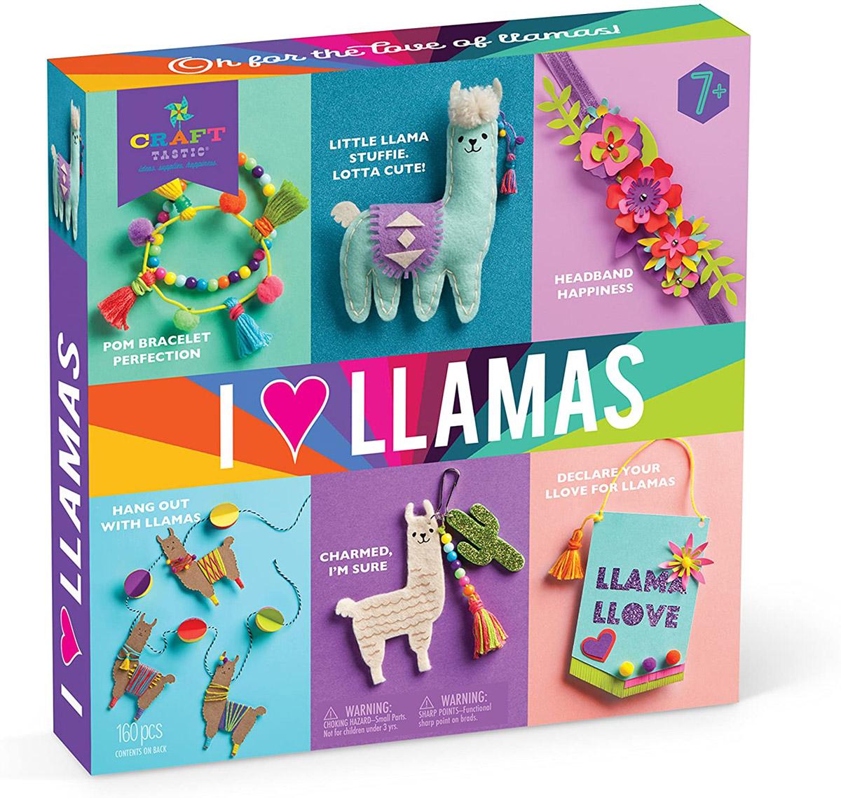 161-Piece Craft-tastic I Love Llamas Craft Kit for $10.99