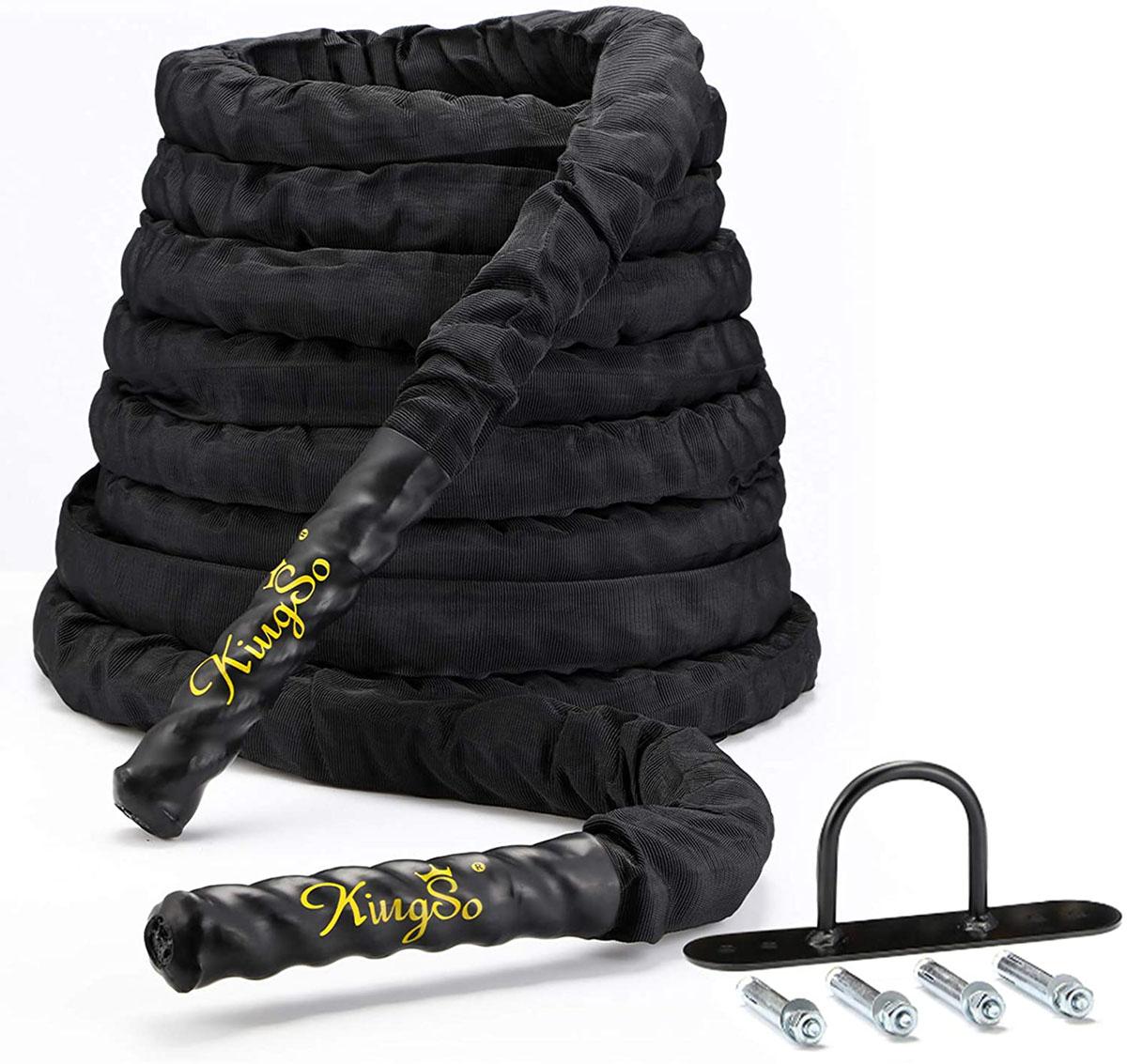 30ft KingSO Dacron Battle Exercise Training Rope for $37.09 Shipped