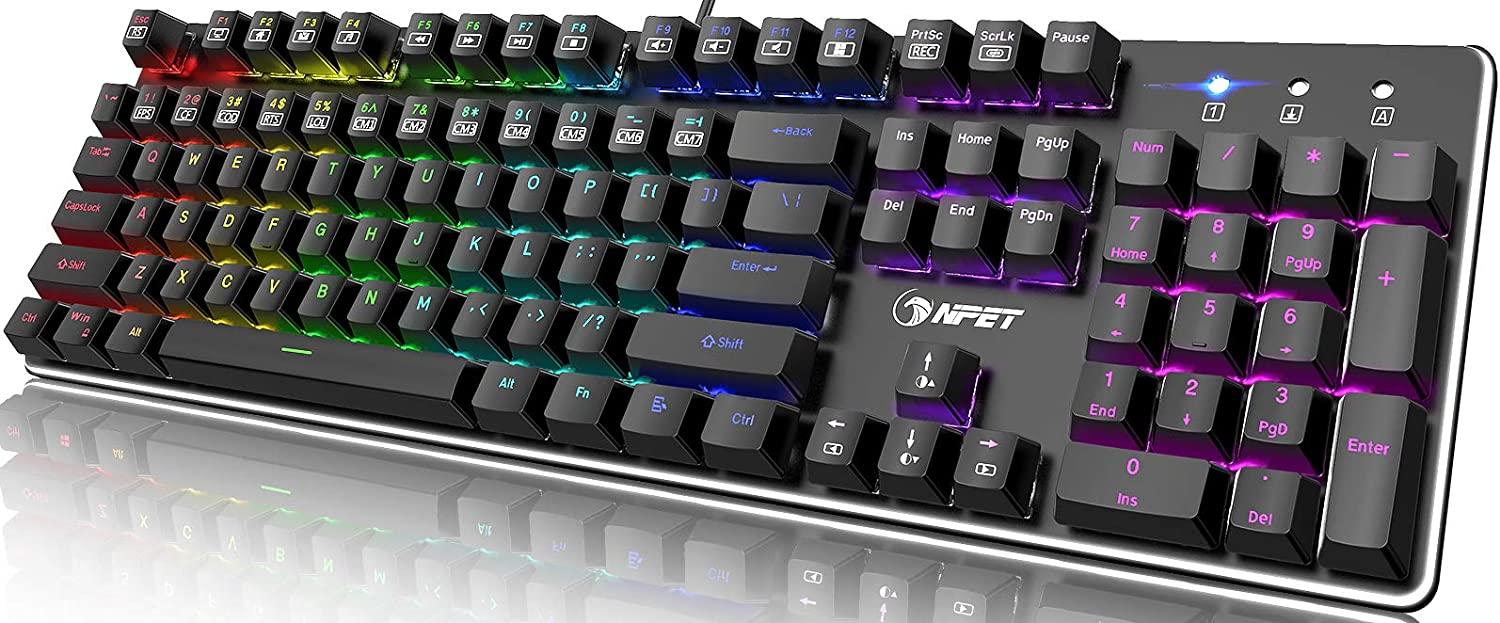 Npet K20 Mechanical Gaming Keyboard for $25.99 Shipped