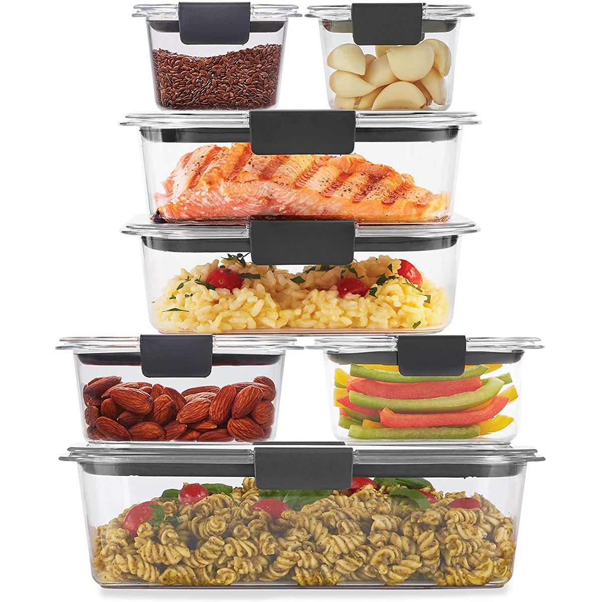 14-Piece Rubbermaid Brilliance Food Storage Containers for $22.49