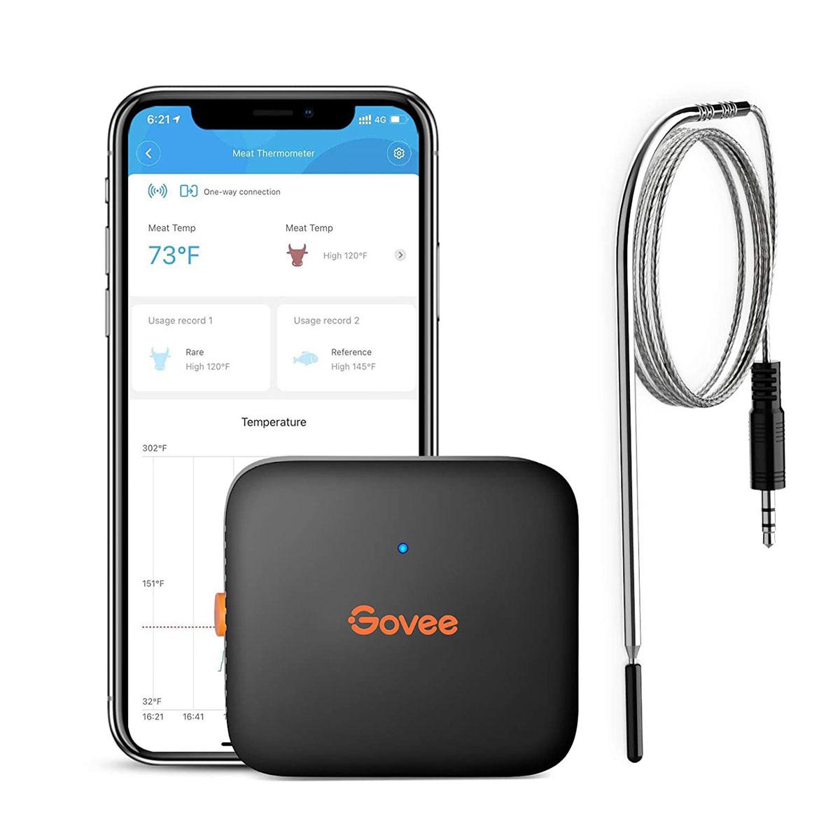 Govee Digital Bluetooth Grill Meat Thermometer for $14.99