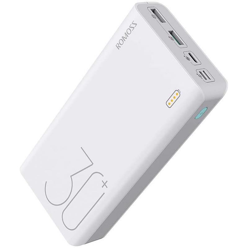 Romoss 30000mAh Sense 8+ Rechargeable Portable Power Bank for $21.95 Shipped