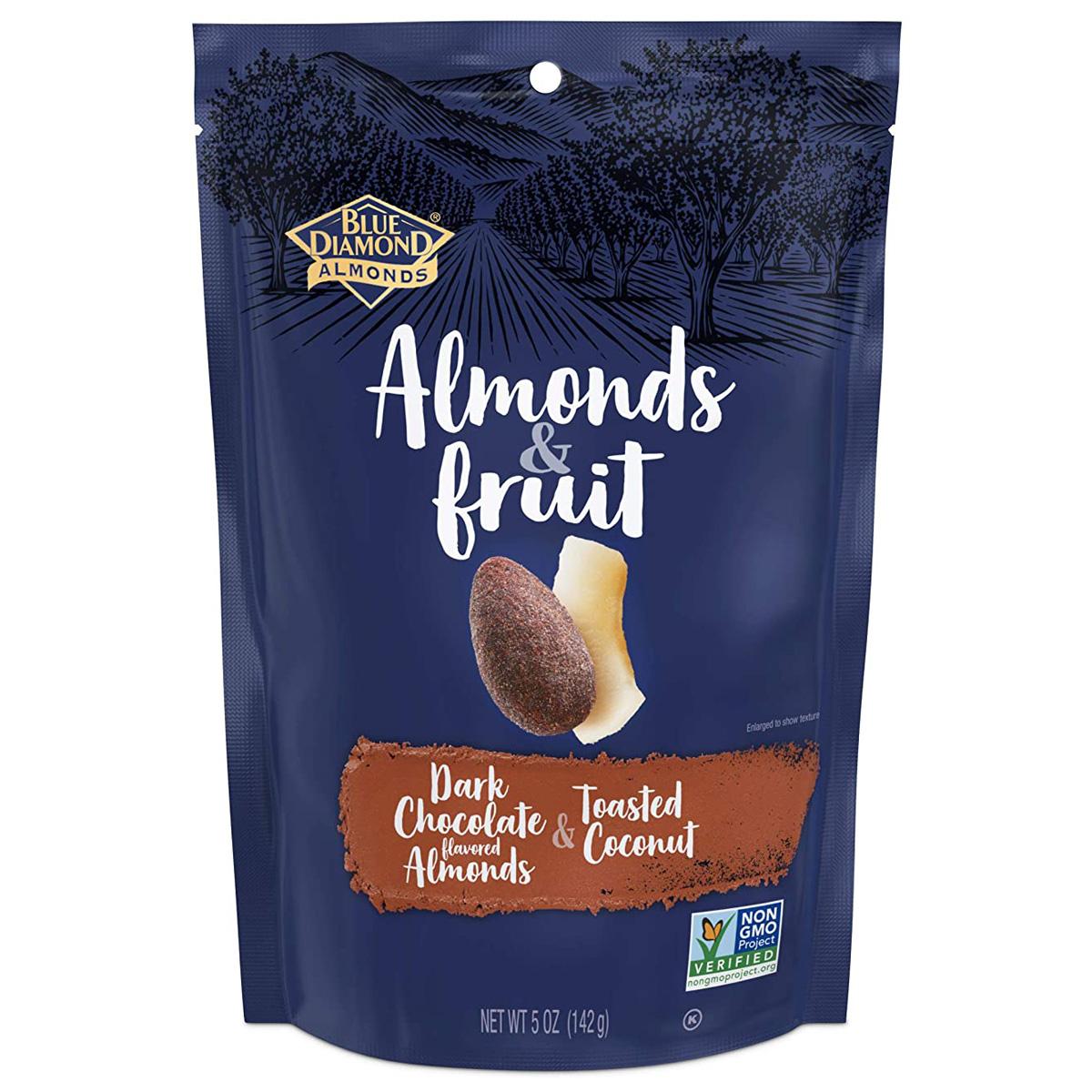 2 Blue Diamond Almonds and Fruit Bag for $4.99