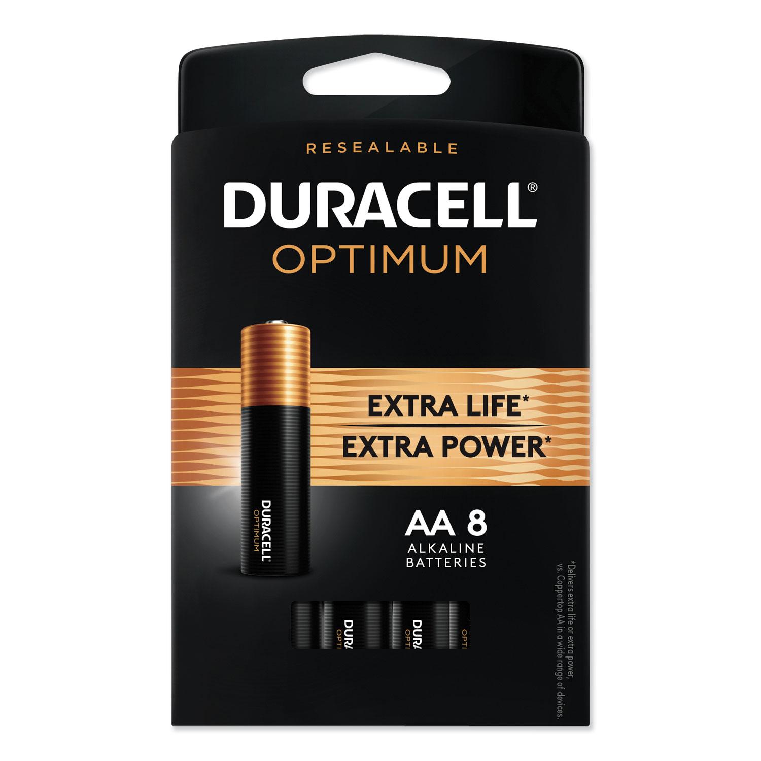 8 Duracell Optimum AA or AAA Batteries for $3.72